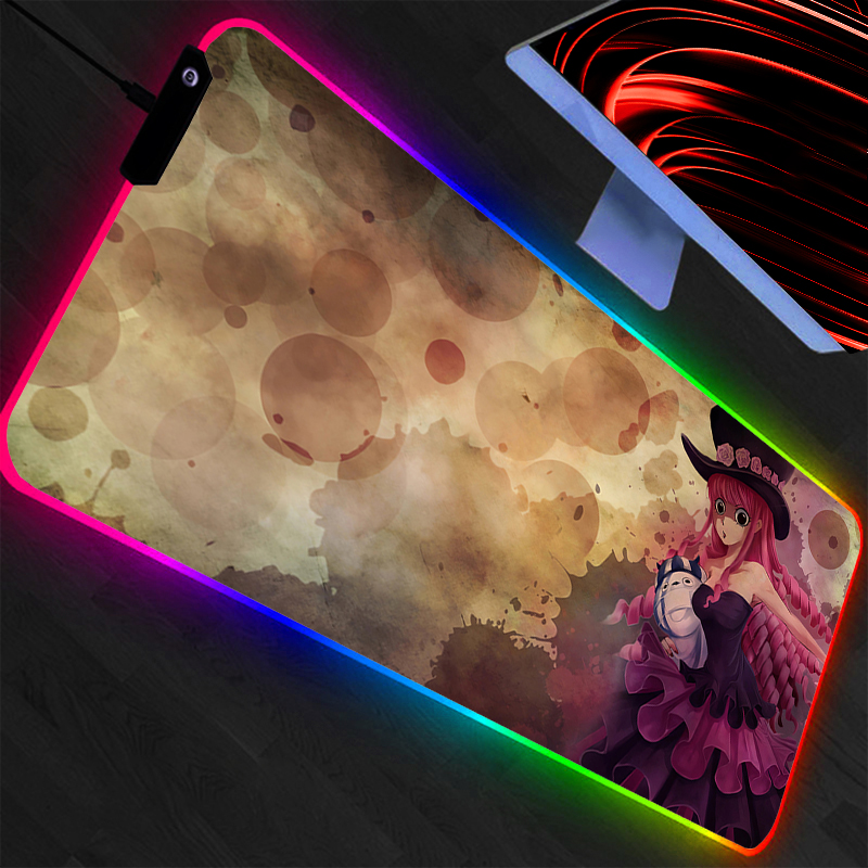 Rgb Mousepad - RGB Großes Einteiliges Mauspad Gamer-Tastatur LED-Mauspad