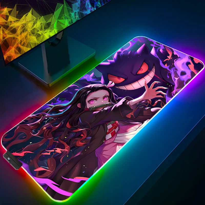 Rgb Mousepad - RGB großes Mauspad Büro Schreibtischmatten PC