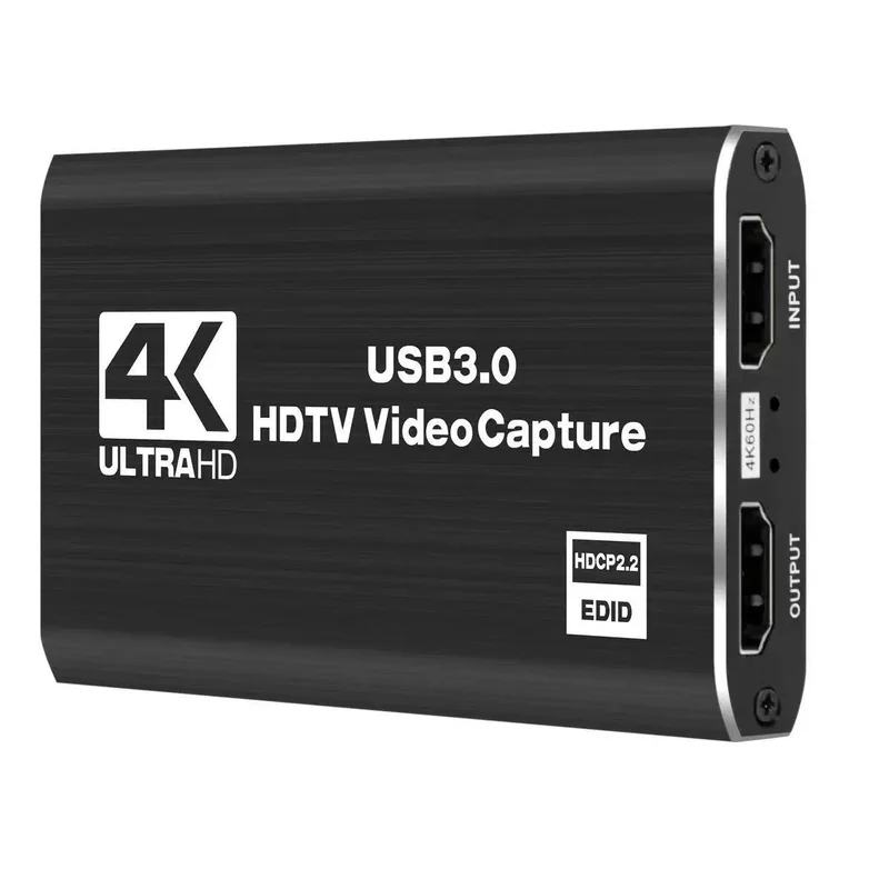 Capture Card Hdmi - 4K USB 3.0 Videoaufnahmekarte, HDMI-kompatibler HDTV-Recorder