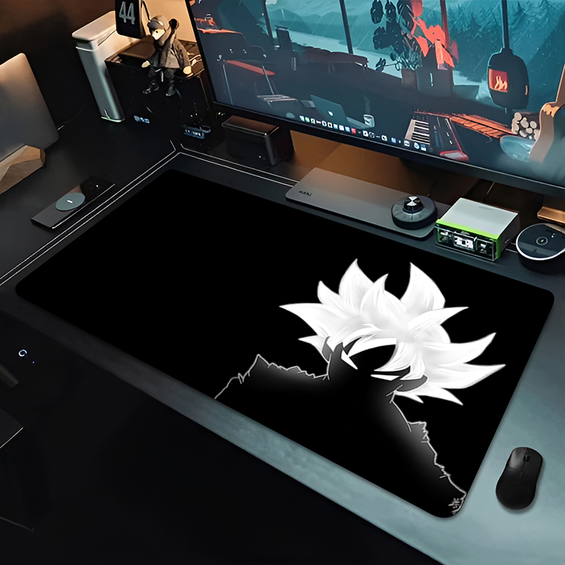 Pc Gaming Lounge - DBZ Schwarzes Anime-Mauspad Dragon Ball Große