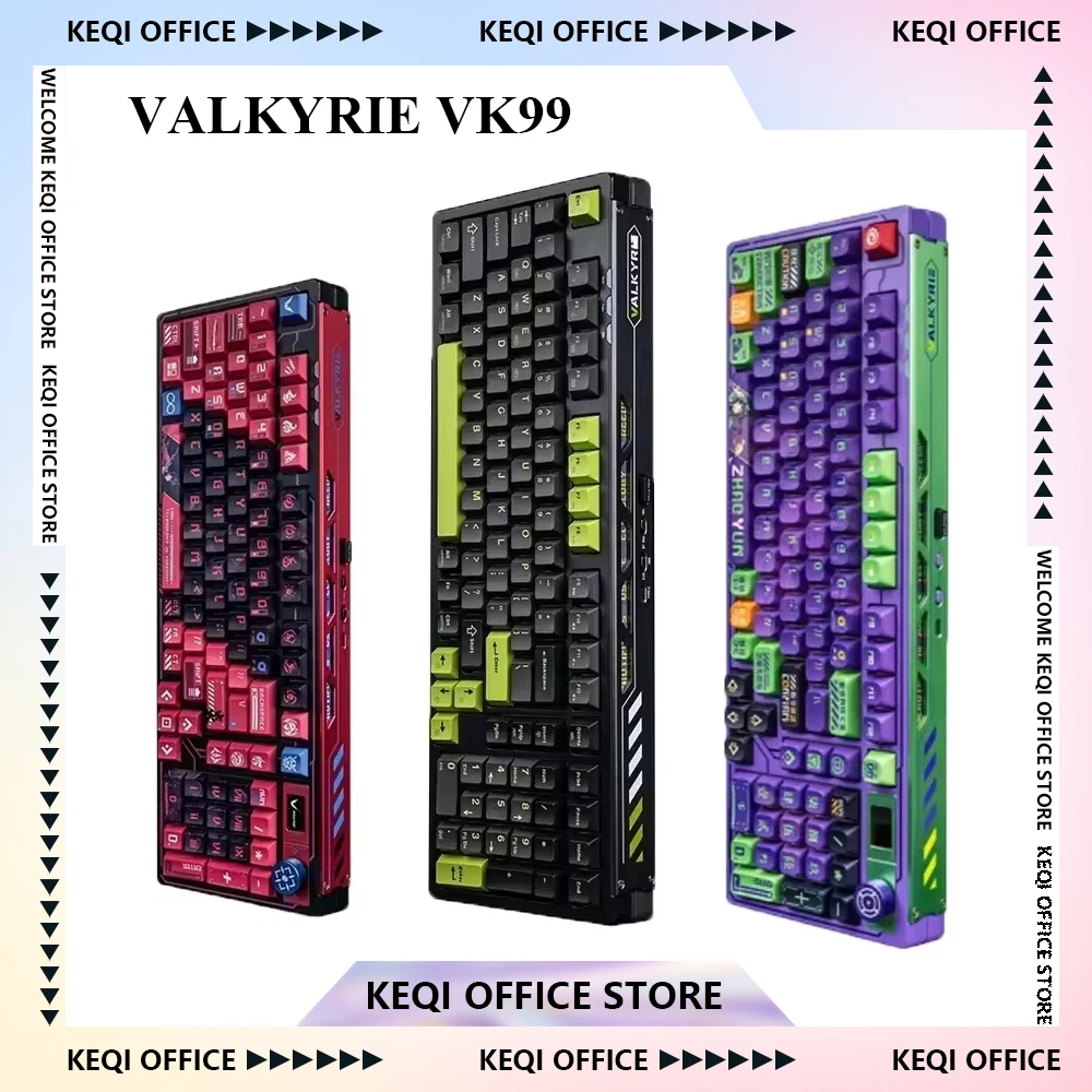 Pc Gaming Fullset - VALKYRIE VK99 Mechanische Tastaturen RGB Wireless