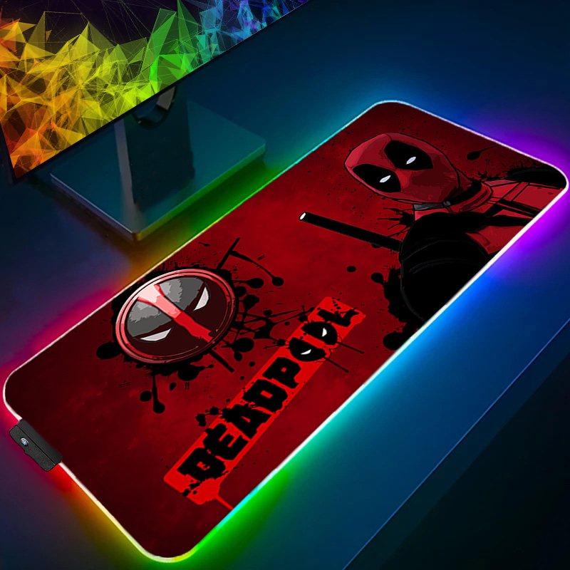 Rgb Mousepad - LED Mauspad Gaming Hintergrundbeleuchtung Lock Edge
