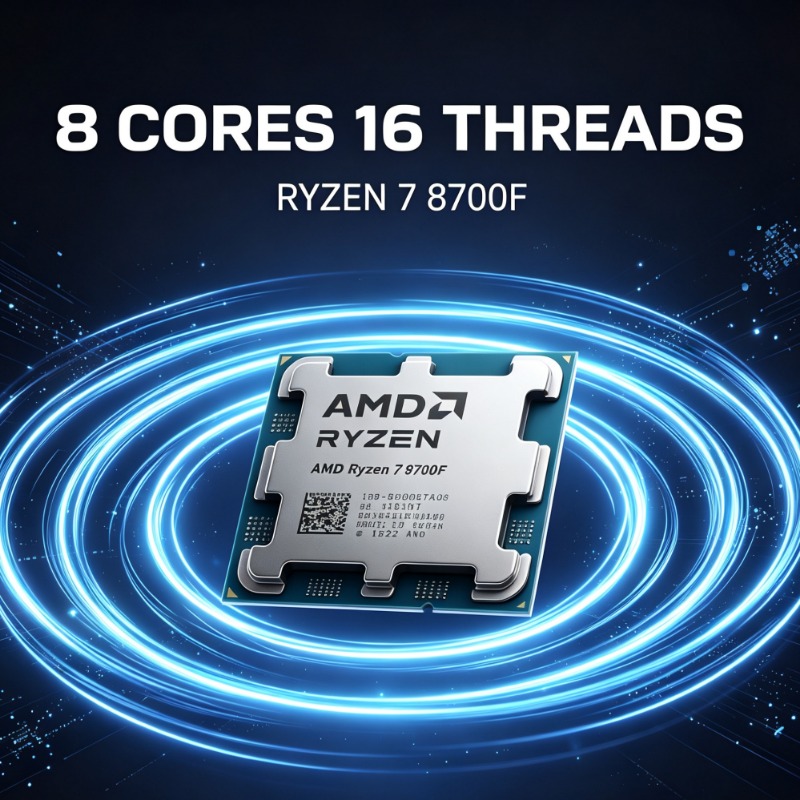 Pc Gaming Amd Ryzen 7 - Gaming-PC-Prozessor AMD Ryzen 7 8700F 8-Kern
