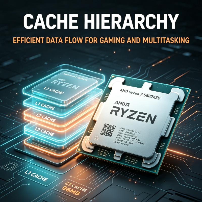 Pc Gaming Amd Ryzen 7 - Ryzen 7 5800X3D PC-Gaming-Prozessor AM4 5GHz