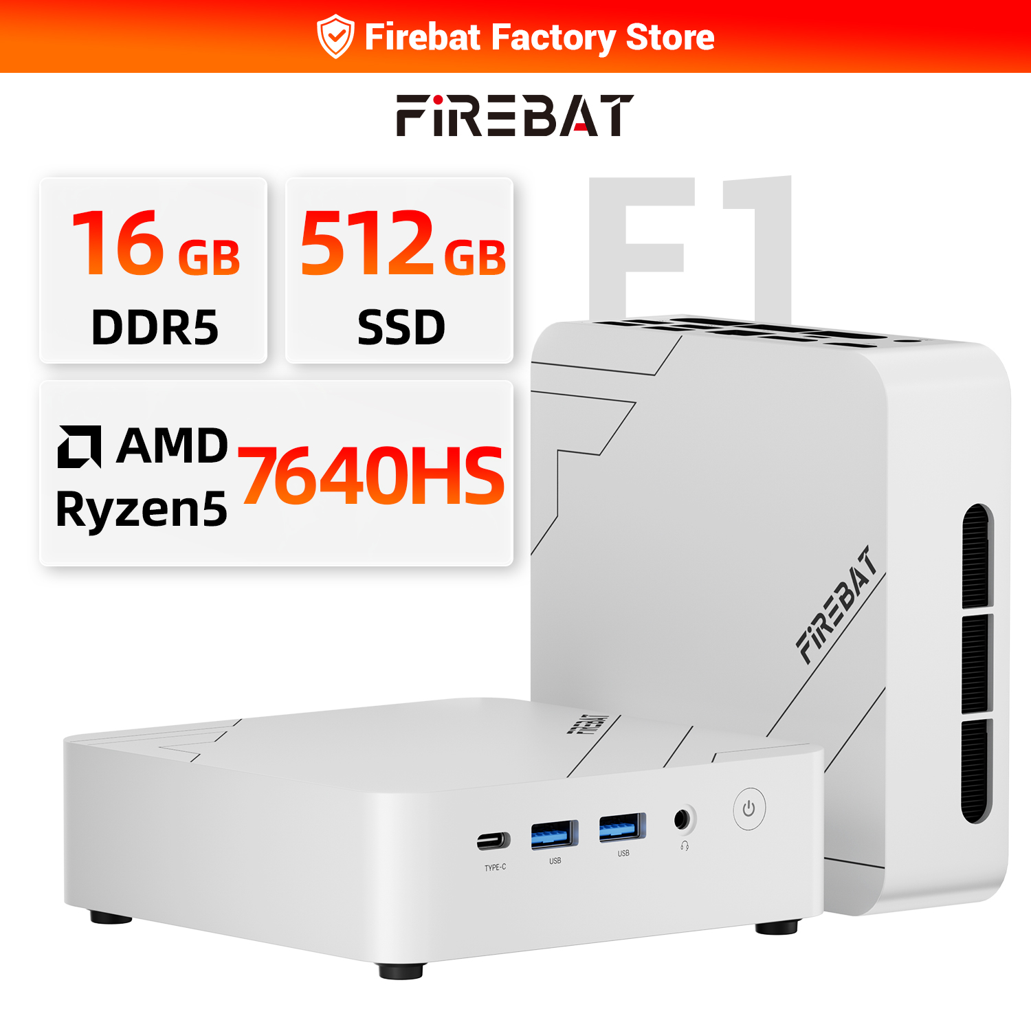 Amd Cpu Ryzen 5 - FIREBAT F1 MINI-PC AMD Ryzen 5