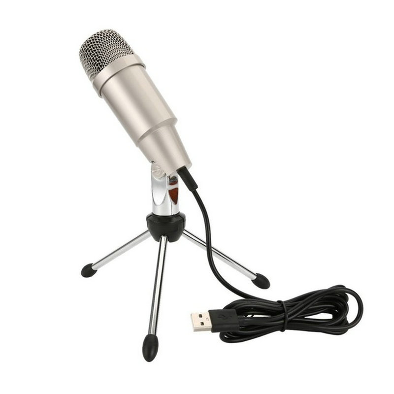 Pc Gaming Youtuber - Professionelles USB-Kondensatormikrofon, kabelgebundene Metallmikrofone für PC,