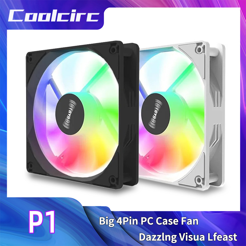 Argb Case Fan - COOLCIRC P1 Computer-Gehäuselüfter 120mm ARGB 4-Pin