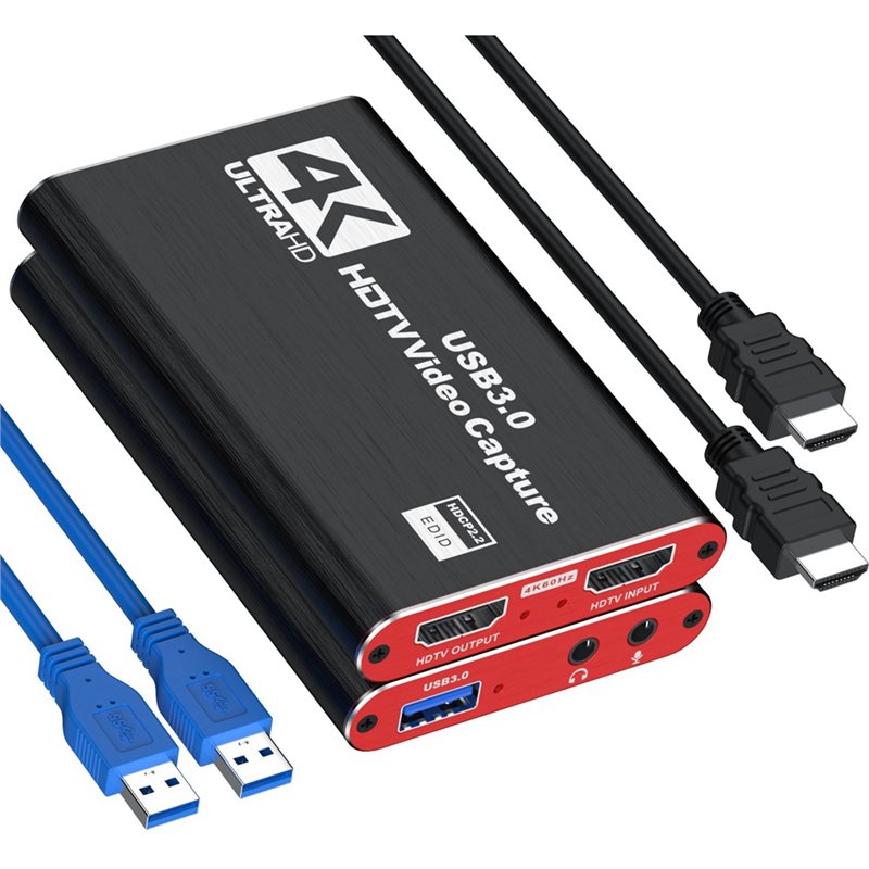 Capture Card Hdmi - AT82-Game für PC-Aufnahmen, 4K USB 3.0