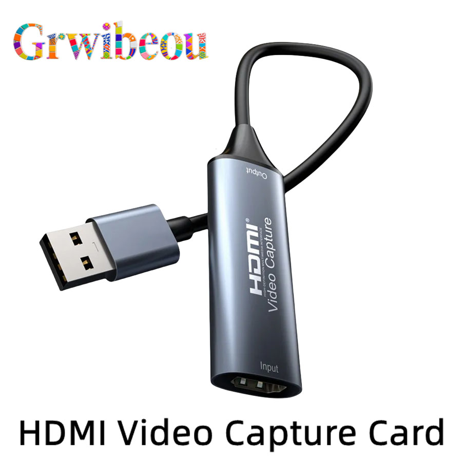 Capture Card Hdmi - 4K 30Hz HDMI-kompatible Videoaufnahmekarte USB 3.0
