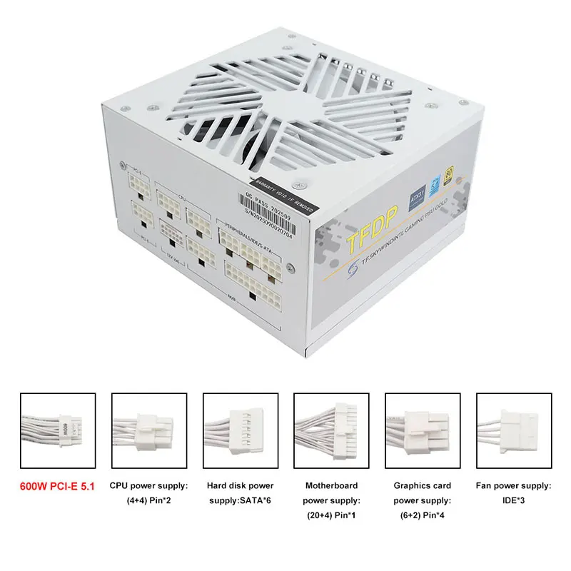 Atx Power Supply - Weiß 750 W 850 W 1000