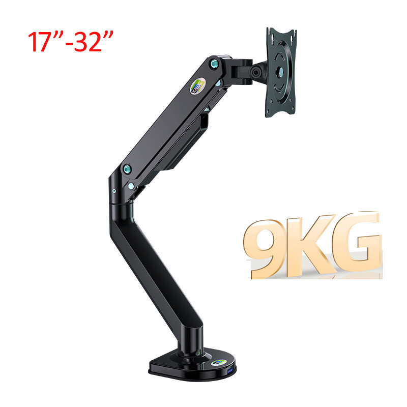 Dual Monitor Arm - D200 2-9kg ergonomischer Dual-Arm-Monitorständer mit mechanischer