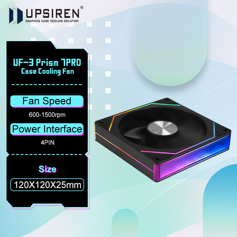Argb Case Fan - UPSIREN UF-3 Prism 7PRO 120 mm