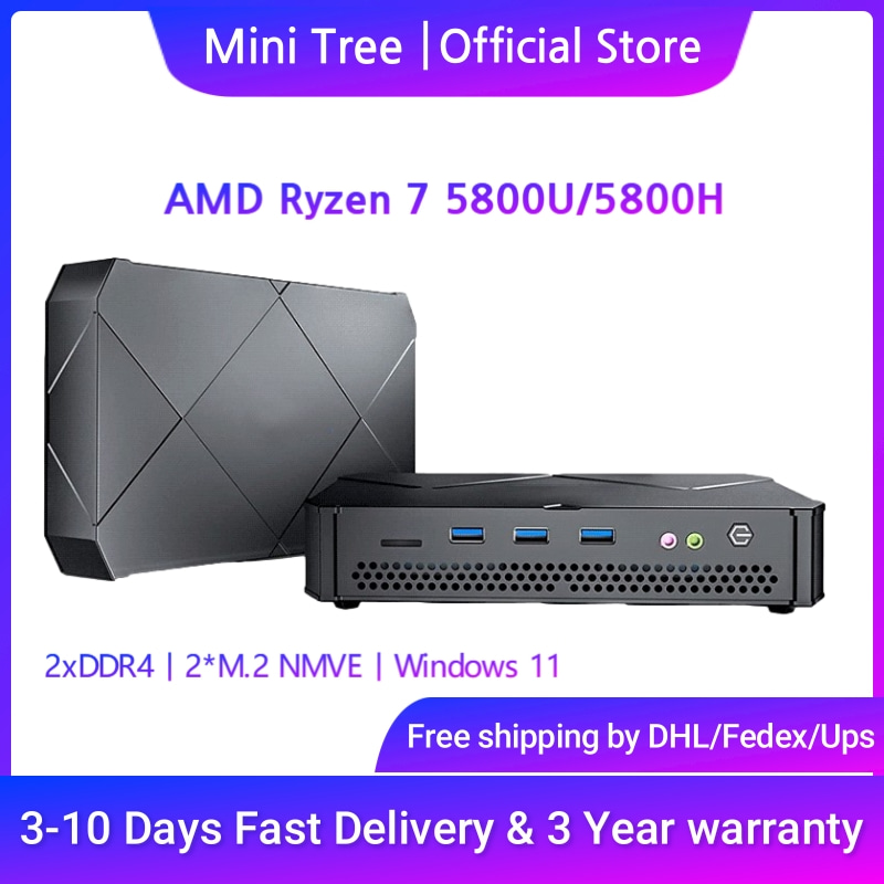 Pc Gaming Amd Ryzen 7 - AMD Radeon Graphics 8-Core-Mini-Gaming-PC Ryzen 7