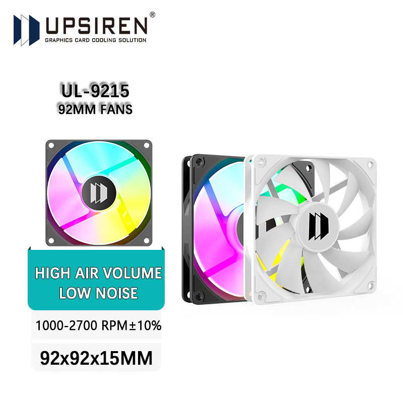 Argb Case Fan - UPSIREN UL-9215 9,2 cm ultradünner Lüfter,