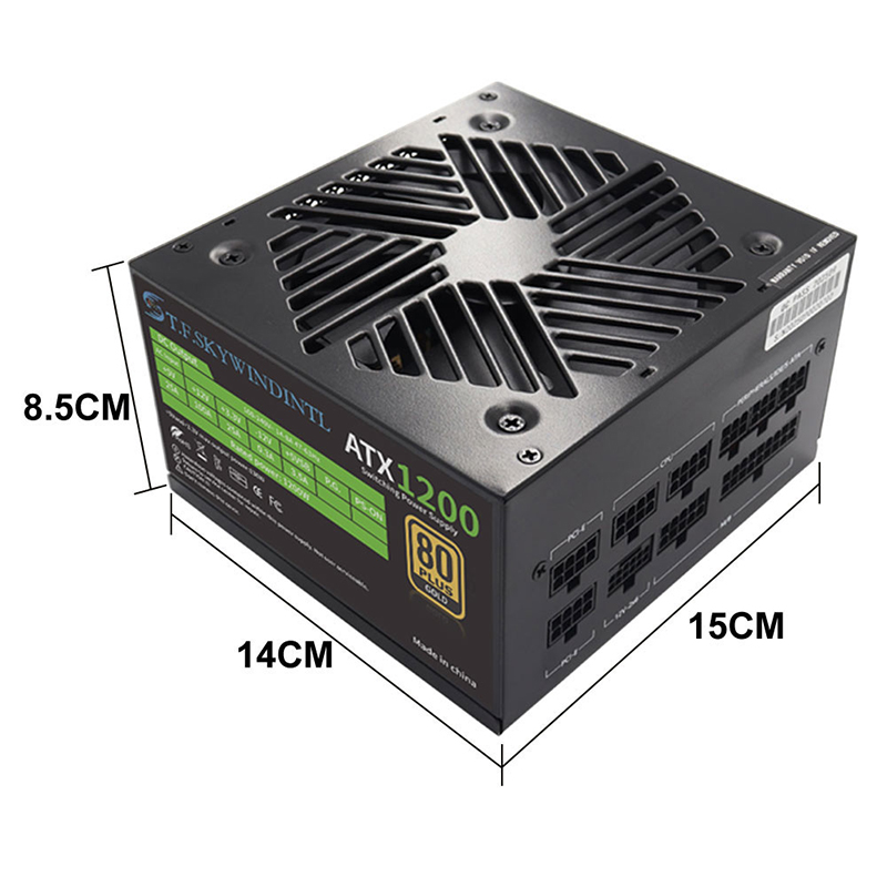 PCIE 5.0 1200 W PC-Netzteil Vo – Pc Gaming Fullset Bewertung und Preis
