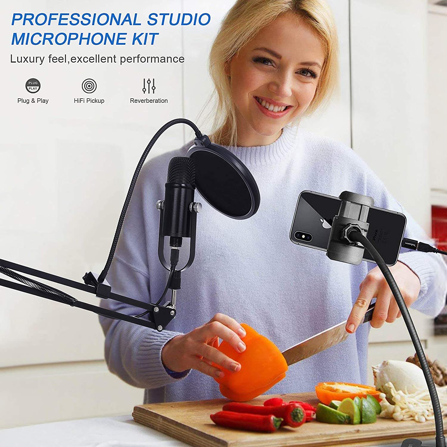 BM86 USB-Kondensatormikrofon P – Pc Gaming Youtuber Bewertung und Preis