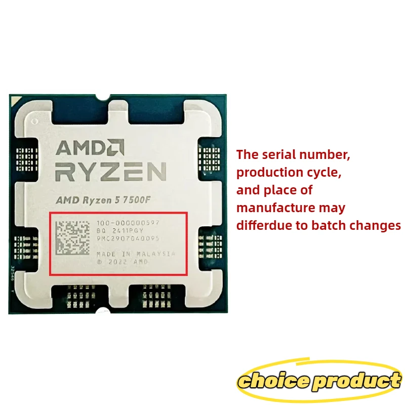 AMD Ryzen 5 7500F 3,7GHz 6-Ker – Amd Cpu Ryzen 5 Bewertung und Preis