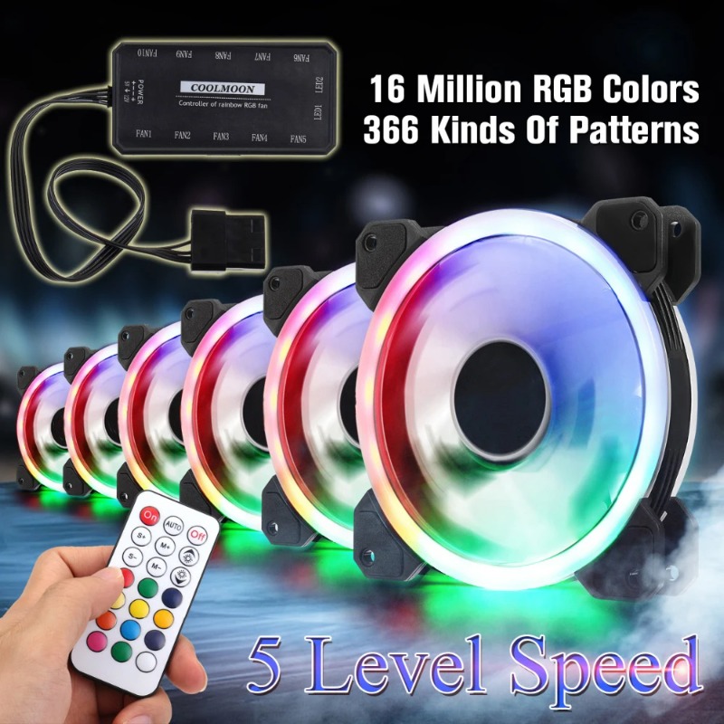 120mm RGB Leiser, einstellbare – Argb Case Fan Bewertung und Preis