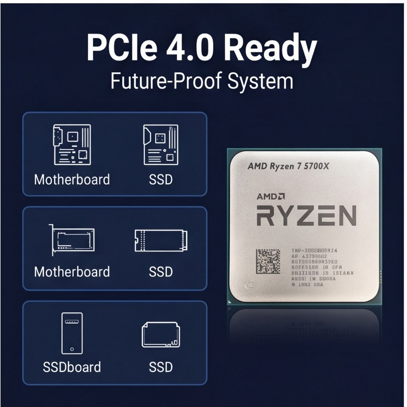 AMD Ryzen 7 5700X Prozessor fü – Pc Gaming Amd Ryzen 7 Bewertung und Preis