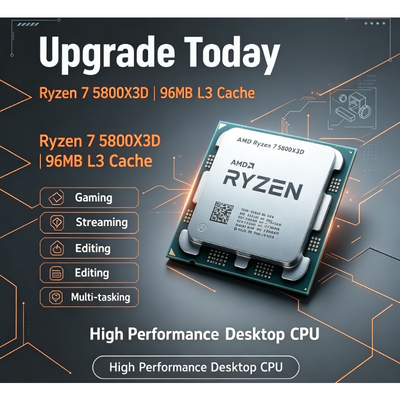 Ryzen 7 5800X3D PC-Gaming-Proz – Pc Gaming Amd Ryzen 7 Bewertung und Preis