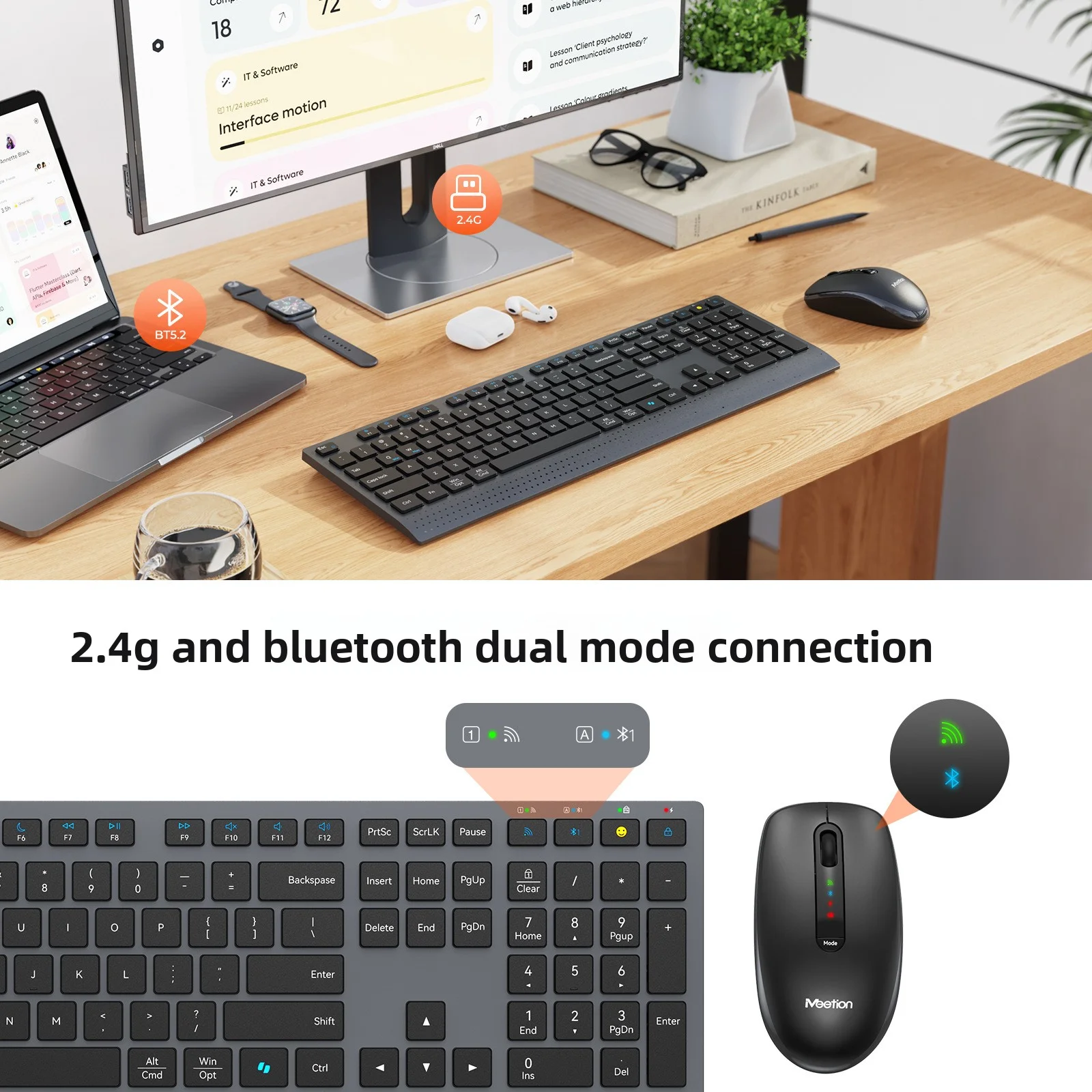2,4 G Bluetooth Dual-Mode Wire – Pc Gaming Fullset Bewertung und Preis
