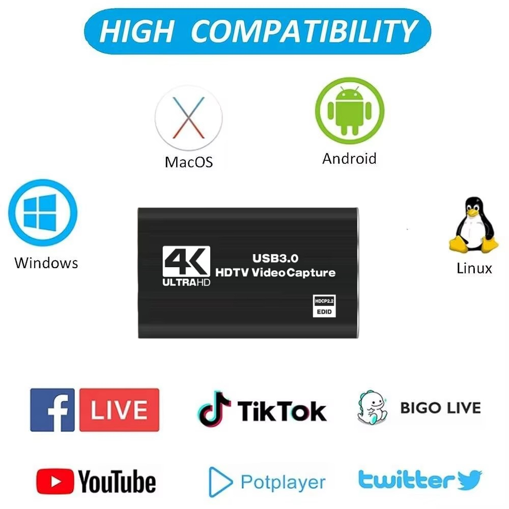 Roreta 4K USB 3.0 Videoaufnahm – Capture Card Hdmi Bewertung und Preis