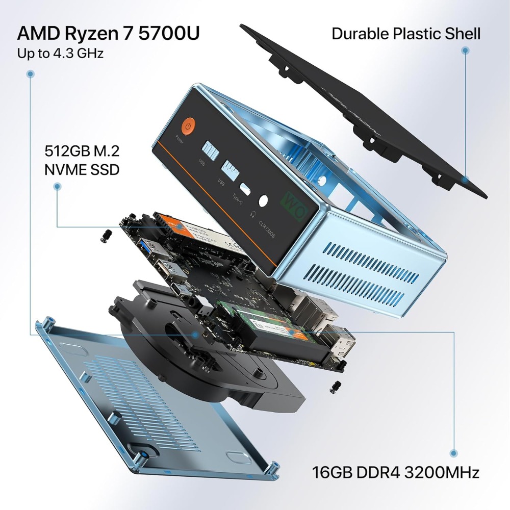 US-Versand Mini-PC AMD Ryzen 7 – Pc Gaming Amd Ryzen 7 Bewertung und Preis