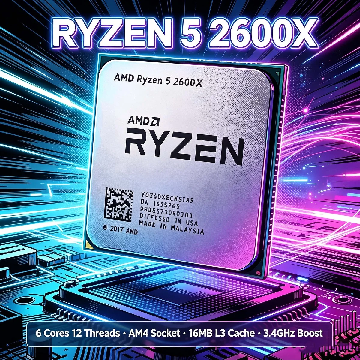AMD Ryzen 5 2600X 3,6GHz Gamin – Amd Cpu Ryzen 5 Bewertung und Preis