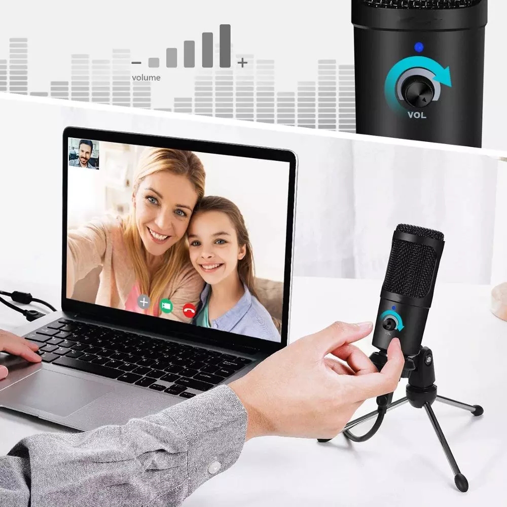 USB-Kondensatormikrofon, Aufna – Pc Gaming Youtuber Bewertung und Preis