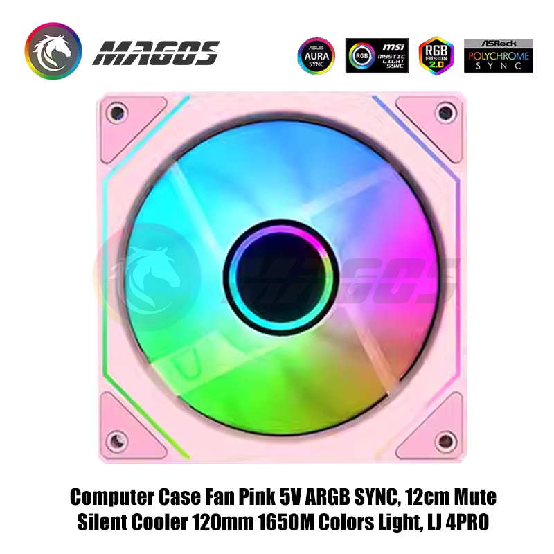 Computergehäuselüfter Pink 5V  – Argb Case Fan Bewertung und Preis