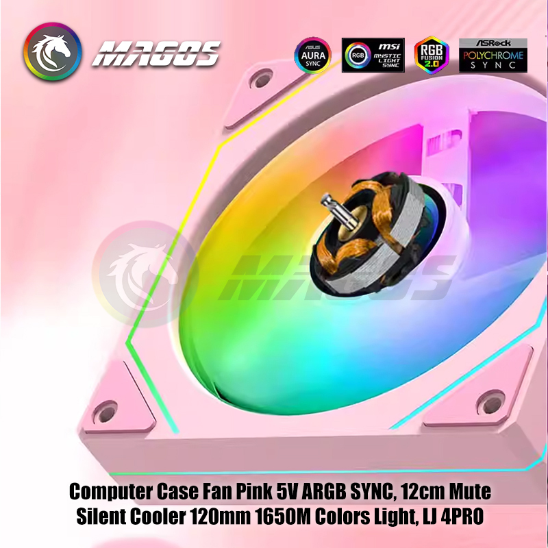 Computergehäuselüfter Pink 5V  – Argb Case Fan Bewertung und Preis