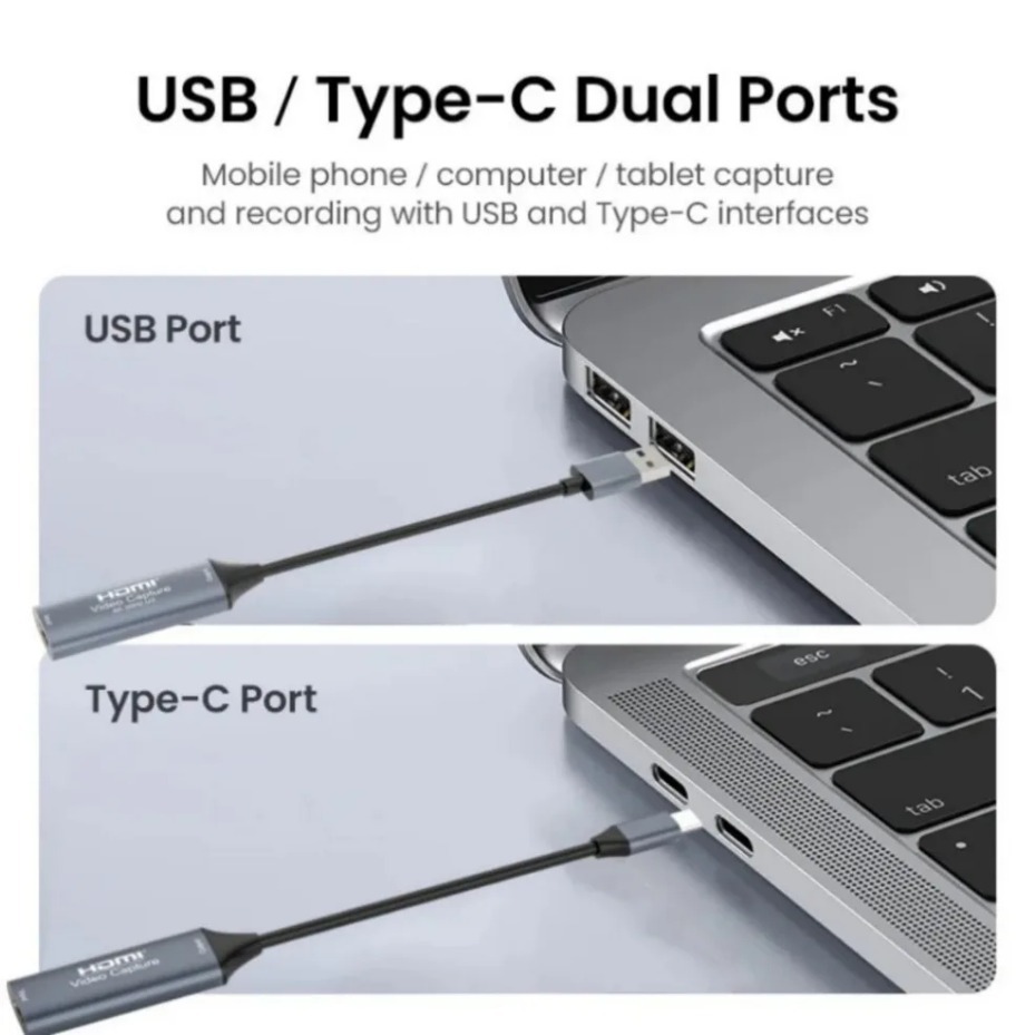 USB-C 2.0/3.0 HDMI-Videoaufnah – Capture Card Hdmi Bewertung und Preis