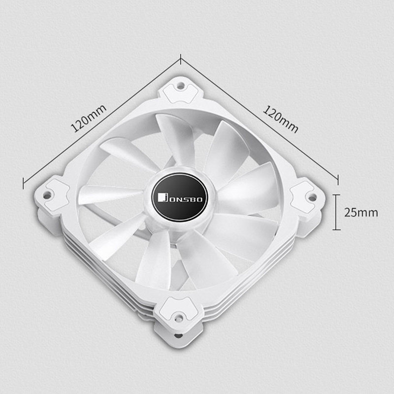 Jonsbo FR-502 12 cm weißer PC- – Argb Case Fan Bewertung und Preis