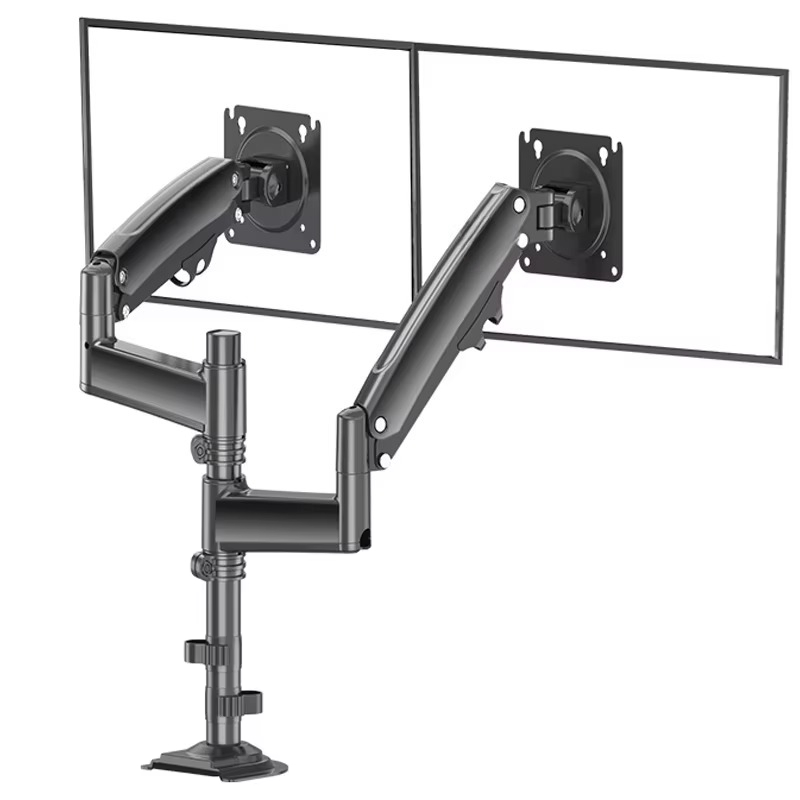 Aluminium-Legierung Schwarzer  – Dual Monitor Arm Bewertung und Preis