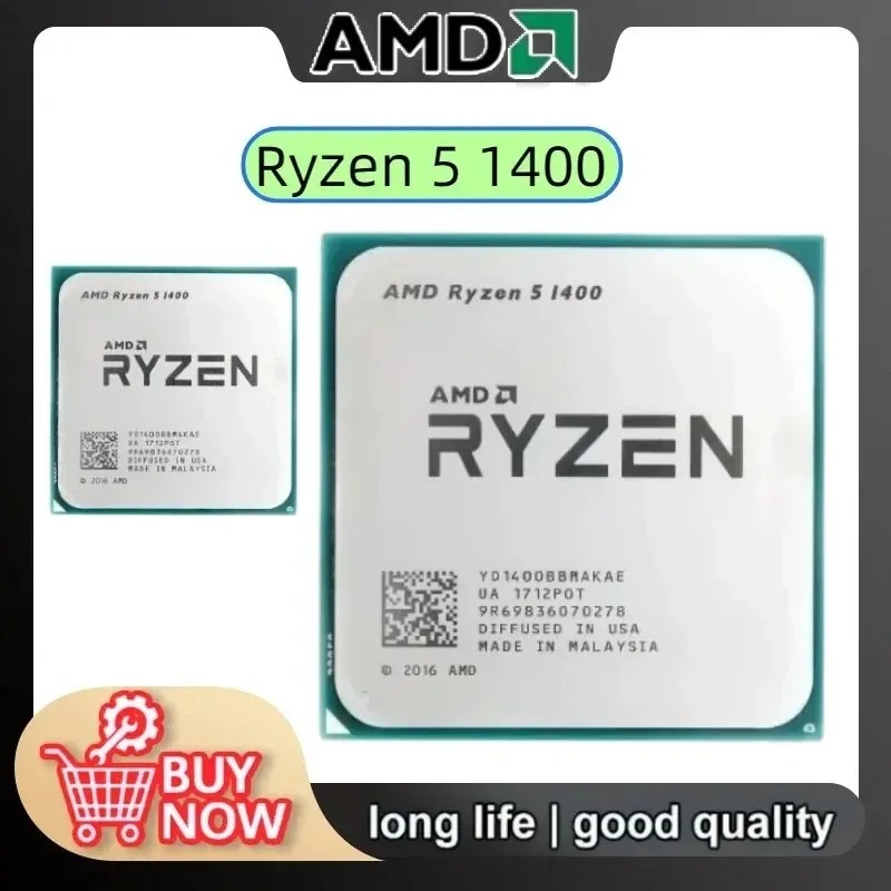 AMD Ryzen 5 1400 100% brandneu – Amd Cpu Ryzen 5 Bewertung und Preis
