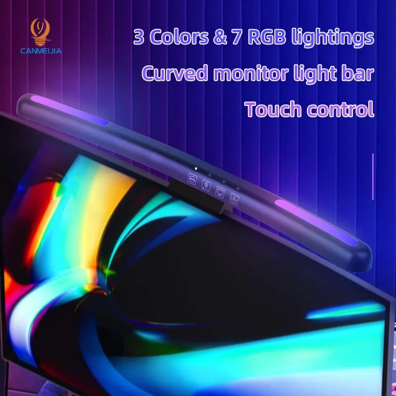 Gebogene LED-Monitor Licht lei – Pc Gaming Lounge Bewertung und Preis